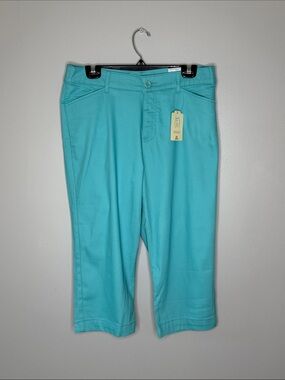 St. John's Bay Turquoise Capri Pants Size 12